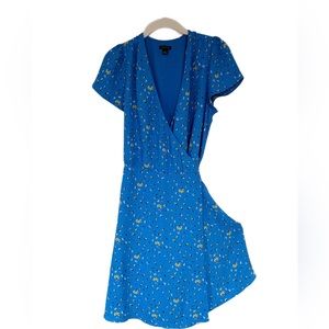 Ann Taylor Floral Wrap Dress